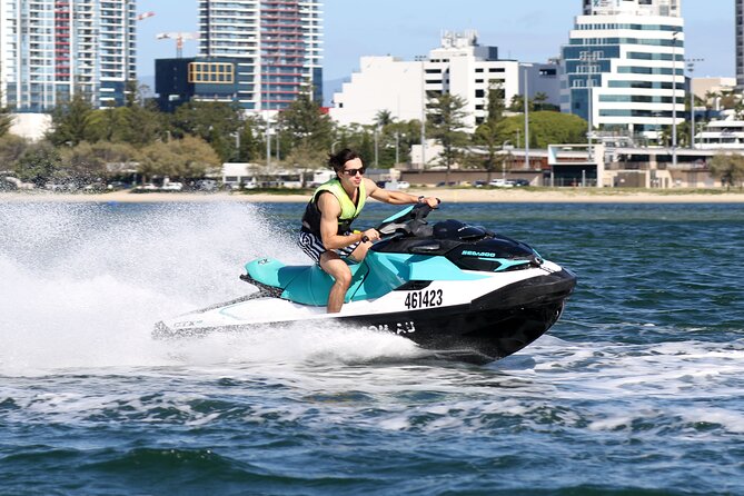 1.5 hr Jet Ski Safari tour to South Stradbroke Island! - Leaving Main Beach for South Stradbroke Island