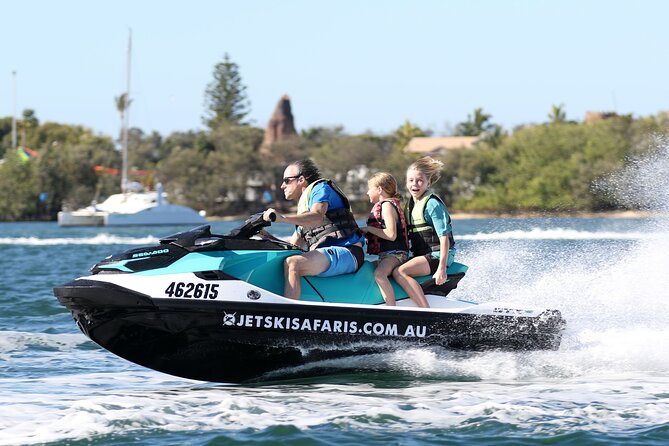 1hr Jet Ski Safari - Reaching the South Stradbroke Island side