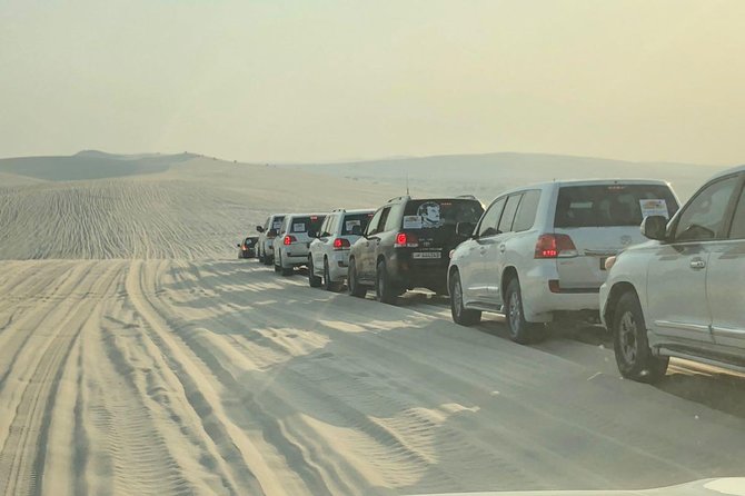 4 Hour Desert Safari, Camel Ride & Inland Sea Beach - From Doha to the open desert