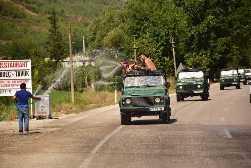 4x4 Jeep Safari - TLOS-SAKLIKENT WİTH BBQ LUNCH - The water fights are a defining part of the ride