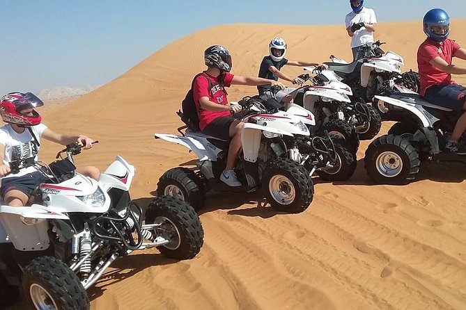 6-Hour Dubai Desert Safari with BBQ Dinner & Quad Biking - BBQ dinner, drinks, and the camp setup
