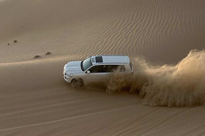 Abu Dhabi: 4-Hour Morning Safari with Camel Ride & Sand boarding - The high desert photo stop