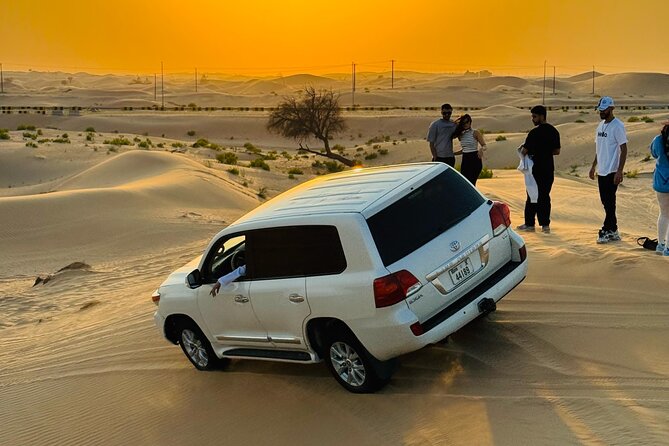 Abu Dhabi Desert Safari with Live Entertainment and Live BBQ - BBQ dinner under the night sky