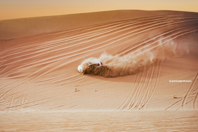 Abu Dhabi Evening Desert Safari BBQ, Camel Ride, Entertainments - What dune bashing feels like in the Land Cruiser