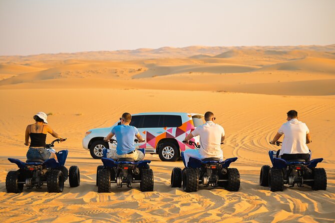 Abu Dhabi Evening Desert Safari - Dune bashing Camel ride and BBQ - Timing, group size, and the late return