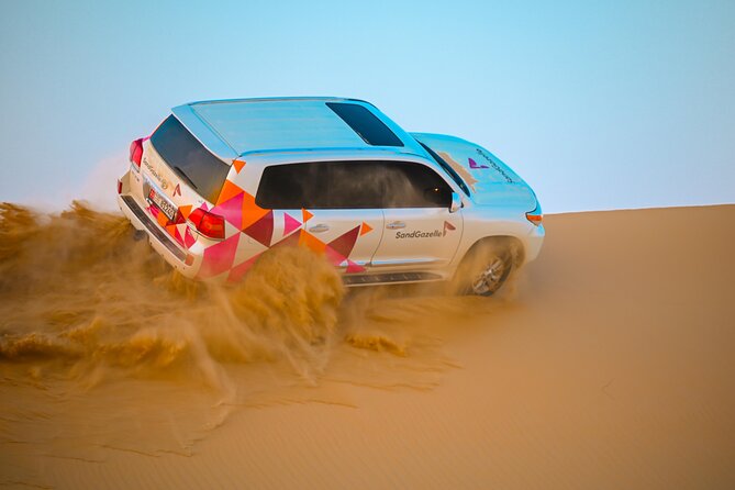 Abu Dhabi Evening Desert Safari - Private car Dune bashing & BBQ - The remote camp and a late BBQ dinner