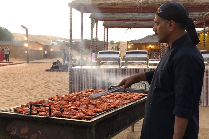 Abu Dhabi Evening Desert Safari with BBQ Dinner and all Camp Activities - BBQ dinner is a solid value, not a fine-dining event