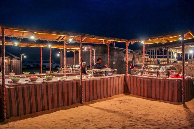Abu Dhabi Evening Desert Safari with BBQ Dinner and all Camp Activities - Belly dancing and Tanura add a lively finish