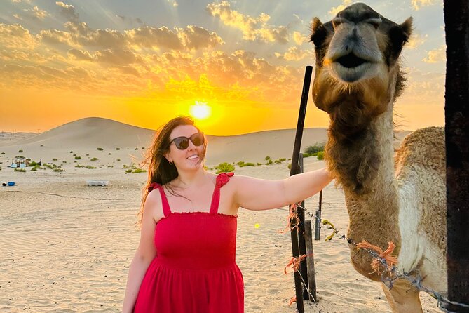 Abu Dhabi: Evening Desert Safari with Camel Ride, BBQ & Live Show - The 4x4 ride across the dunes