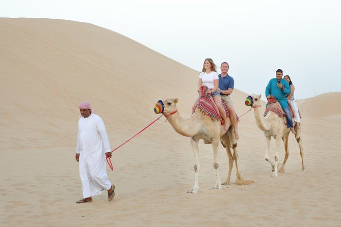 Abu Dhabi Half Day Desert Safari - Sunset sandboarding and desert photo stops