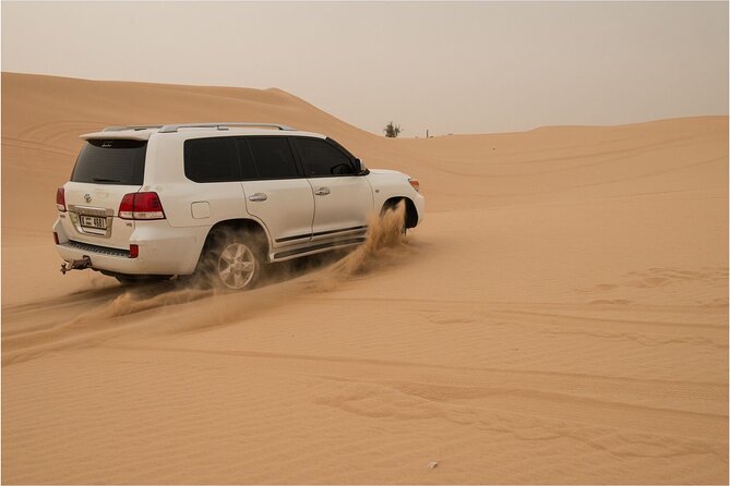 Abu Dhabi morning desert safari - Private car - Reaching Al Khatim and preparing the vehicle