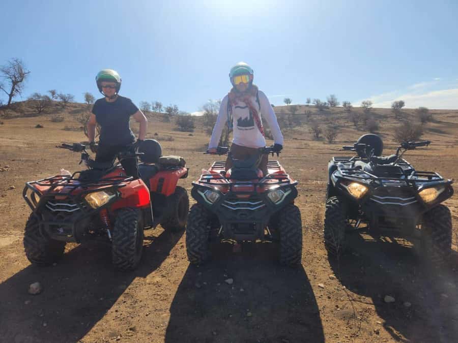 Agadir: Quad Bike Safari Desert With Moroccan Tea - Pickup from your hotel and the ride to camp