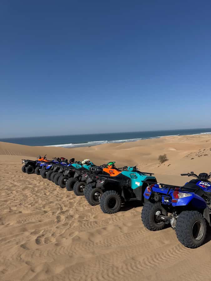 Agadir Quad Safari: Beach, Desert & Optional Sandboarding - Riding through countryside and dunes