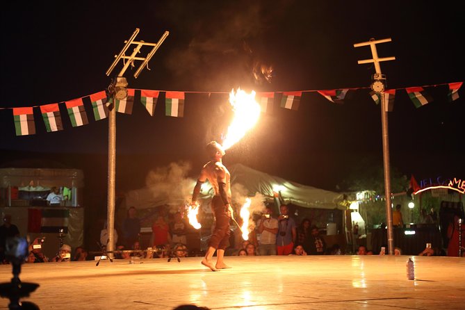 Al Madam Red Sand Safari with BBQ Dinner & Traditional Show - From Dubai hotels to the Al Madam red dunes