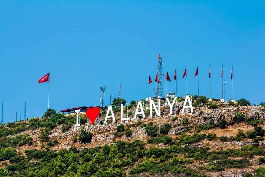 Alanya: Family Jeep Safari w/Canyon, River & Village Visit - The I Love Alanya terrace and Taurus Mountain views