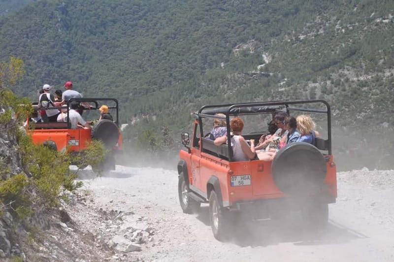 Alanya Jeep Safari: Dim Cave, River & Nature Adventure - Çamlıbel combines waterfalls, a canyon, and water play