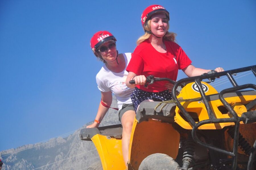 Alanya: Quad Safari with Hotel Pick-Up - Forest tracks, rocky ground, and mountain views