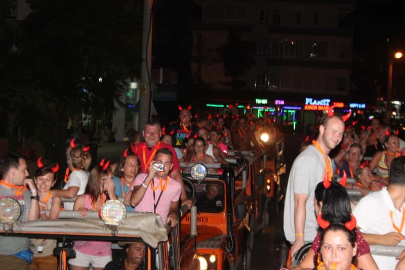 Alanya: Sunset Night Safari with Boat Trip with Dinner - What the $53 price buys you