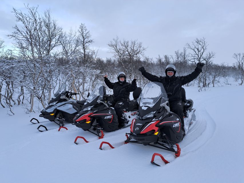 Alta: Guided Snowmobile Safari on Finnmarksvidda With Snacks - Crossing frozen lakes and the open plateau