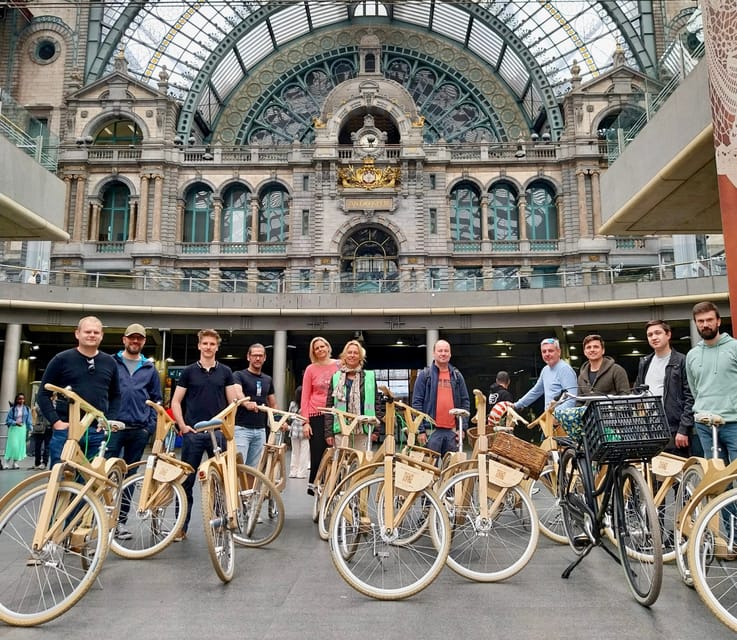Antwerp: The Big 5 City Highlights by Wooden Bike - Het Steen and the approach to the old town