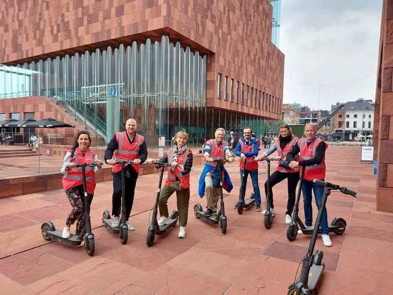 Antwerp: The Big Five City Highlights E-kickscooter Tour - Key points to know before you ride