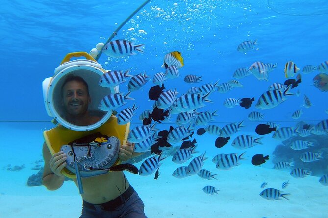 Aqua Safari Introductory Helmet Dive (Underwater Walk) - The boat ride and meeting point at F6VX+53X