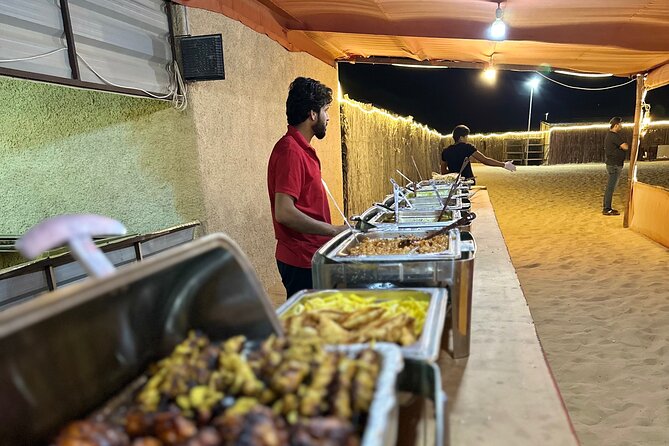 Arabian Desert Safari Abu Dhabi: 6Hour Tour with BBQ & Live Shows - BBQ dinner, belly dancing, Tanura, and fire