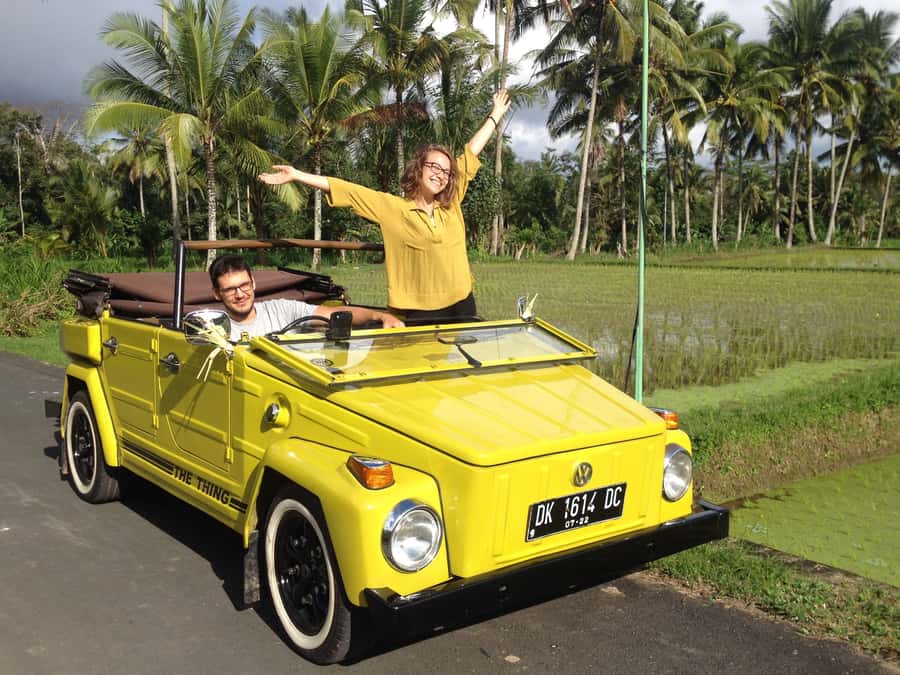Bali: Vintage VW Jeep Countryside Safari - Tanah Lot before the crowds build