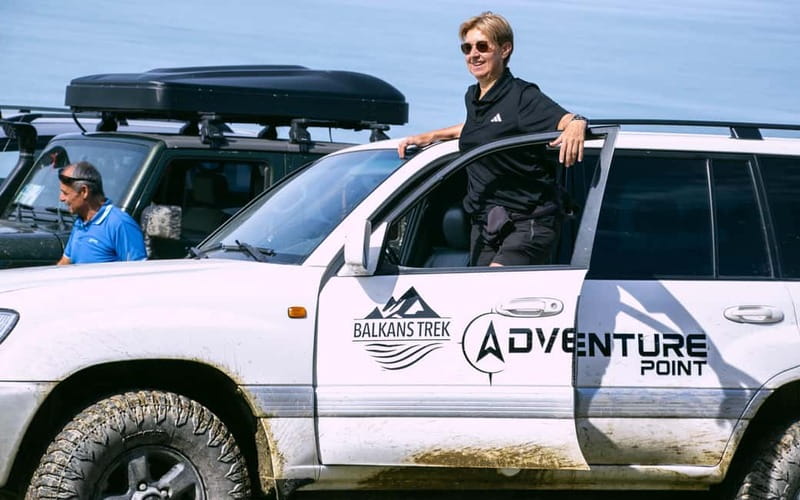 Bovilla Lake & Mount Gamti Expedition by 4x4 Safari car - The Blue Mitsubishi Ride From Durrës