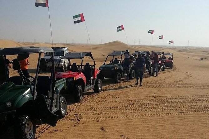 Buggy Safari with BBQ, Live Entertainment - From Dubai pickup to the first desert stop
