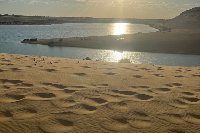 Cairo. Fayum Oasis 4<em>4 Desert Safari, Sand Surf ,Waterfall Tour – Key points at a glance’ /></p>
<ul>
<li><strong>A full desert change of scene:</strong> Drive about 100 minutes from Cairo to Fayoum, then continue by 4×4 toward Wadi El Rayan.</li>
<li><strong>Egypt’s largest waterfalls:</strong> See the unusual sight of flowing water in an otherwise dry desert setting.</li>
<li><strong>Two very different lakes:</strong> Visit Qarun Lake, described as one of the world’s oldest natural lakes, and the striking Magic Lake.</li>
<li><strong>Real sand action:</strong> Dune bashing and a sandboarding session are included, not optional add-ons.</li>
<li><strong>Private touring:</strong> Only your group takes part, with pickup and drop-off at your Cairo or Giza hotel.</li>
<li><strong>Good all-in pricing:</strong> The $135 cost covers the vehicle, fees, lunch, bottled water, 4×4 driving, and hotel transfers.</li>
</ul>
<h2>From Cairo traffic to the Fayoum desert</h2>
<p><img width="669" height="446" decoding="async" src=