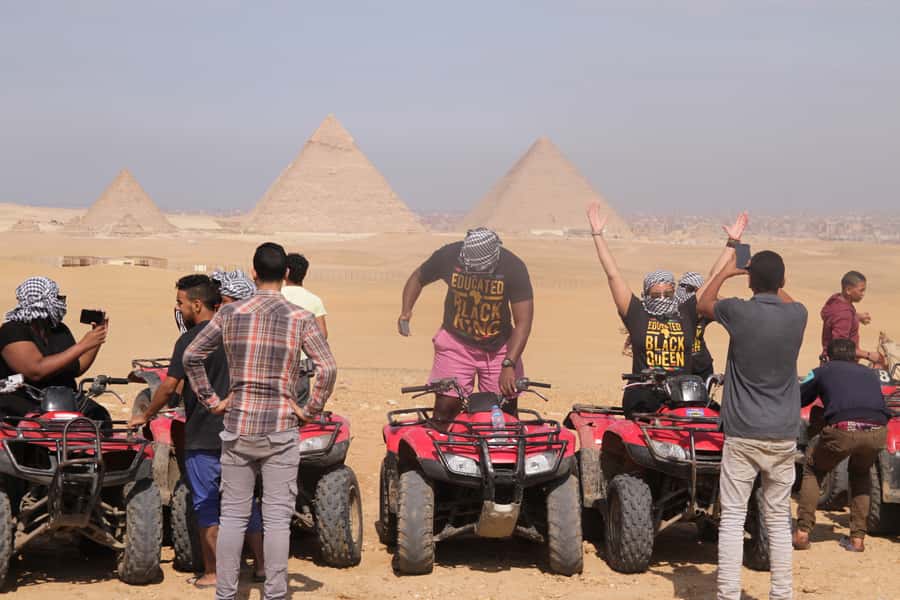 Cairo: Giza Pyramids Tour with Quad Bike Safari & Camel Ride - Keep an eye on optional stops