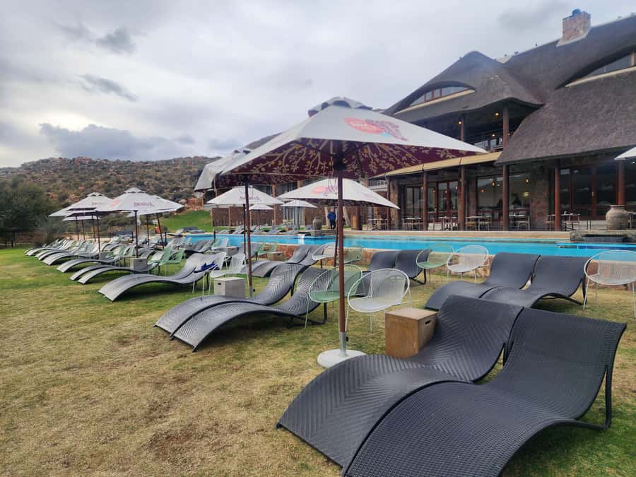 Cape Town big five safari with transport lunch Excl park fee - Lunch, the pool, and time at the reserve