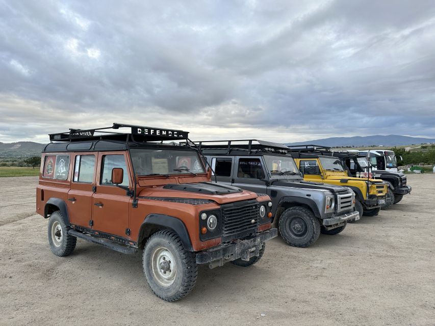 Cappadocia: Jeep Safari with Mini Underground City - Sunrise route: Swords, Rose, Love, and White Valleys