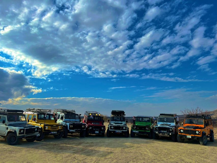Cappadocia: Jeep Safari with Mini Underground City - Eagle Hill Point and the champagne stop
