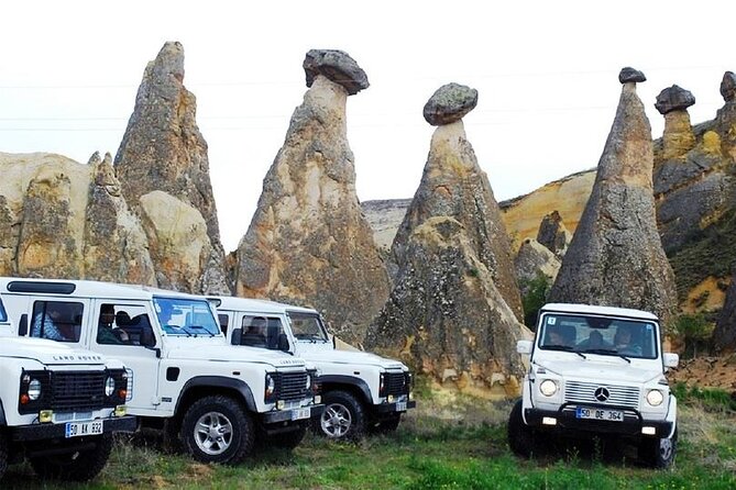 Cappadocia: Sunrise and Sunset Jeep Safari - Ortahisar closes with a high rock viewpoint