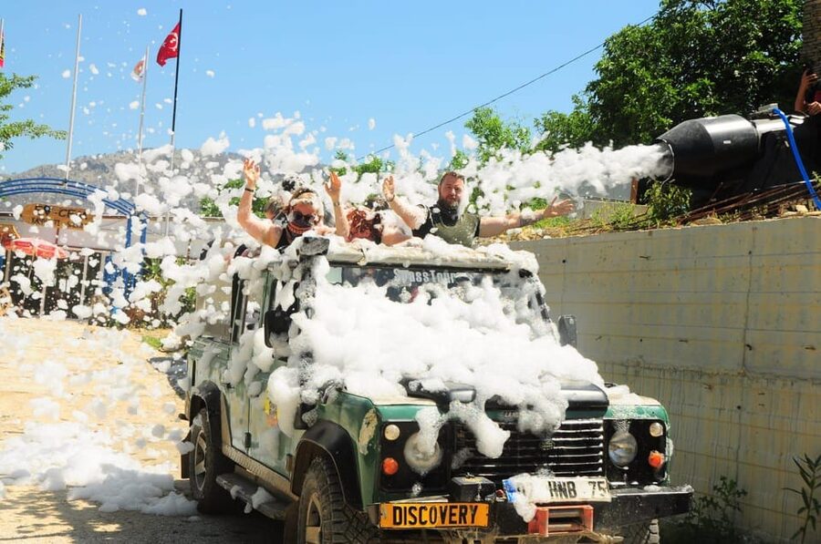 City of Side: Jeep Safari & Green Lake Boat Trip with Lunch - Roman aqueducts and Green Canyon viewpoints