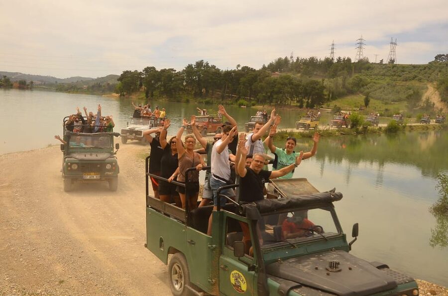 City of Side: Jeep Safari & Green Lake Boat Trip with Lunch - The Green Lake boat cruise