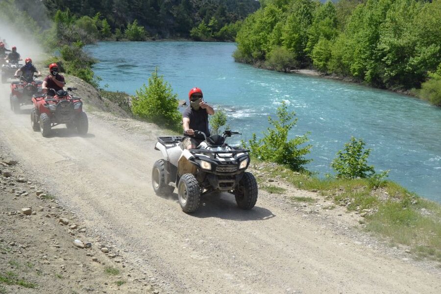 City of Side: Quad Safari Tour - Riding beside the Koprucay River