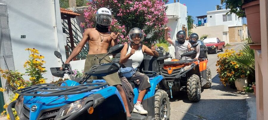 Crete: Off-Road Quad Safari with Lunch/Dinner - Milatos Cave and a short walk underground