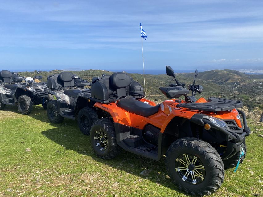 Crete: Quad Safari, Olive Mill with Tasting & Ghost Village - Across the hills toward Fodele