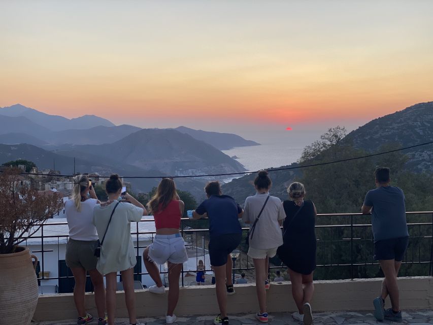 Crete: Quad Safari, Olive Mill with Tasting & Ghost Village - Fodele, orange juice, and a short village break