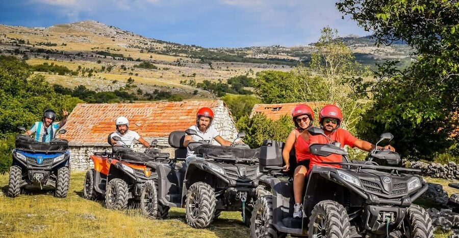 Crete: Quad Safari with Lunch and Swimming in Malia - Mountain views around Vrachasi