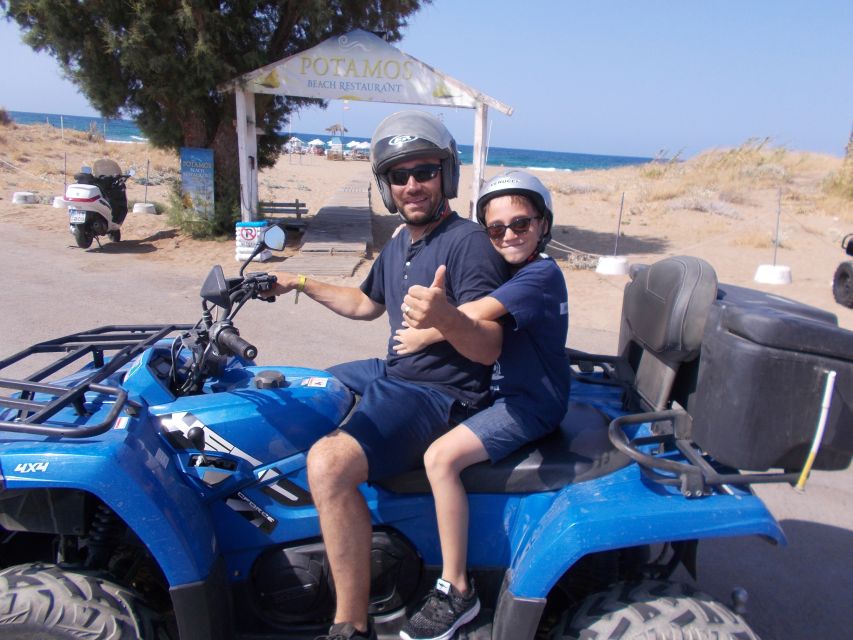 Crete: Quad Safari with Monastery, Malia Palace and Lunch - Riding from Sisi into the olive groves
