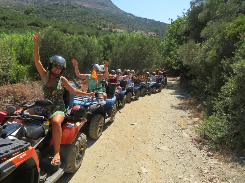Crete: Quad Safari with Monastery, Malia Palace and Lunch - Ending at Potamos Beach