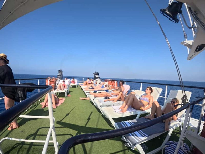 Cyprus: Odyssey Boat Safari from Larnaca to Protaras - The Blue Lagoon swim and lunch at 1 PM