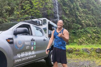 Découvrez le Mana durant la traversée de Tahiti en 4×4 Safari