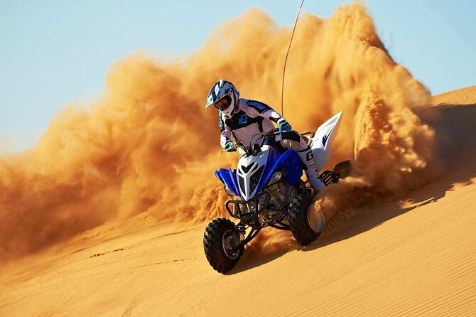 Desert Combo safari, Camel ride, Quad Bike and Dune Bashing(ALL INCLUSIVE) - The camel stop: authentic taste, short visit