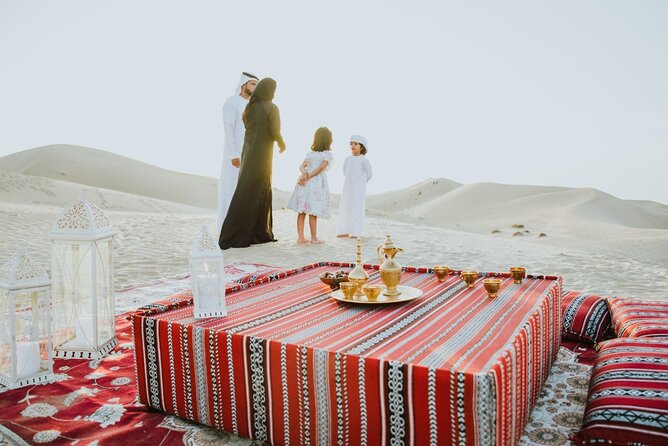 Desert Safari Abu Dhabi w/ Sand Boarding, Camel Ride & BBQ Dinner - Dinner: a broad buffet with mixed expectations