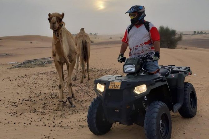 Desert Safari Dubai (PREMIUM VIP) - Red dunes, quad bikes, and a full evening out